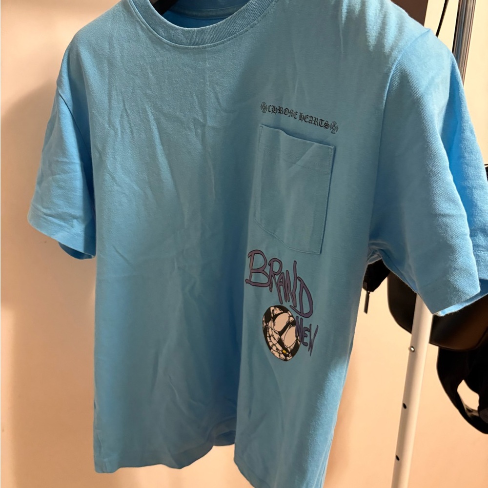 Chrome Hearts Blue Short Sleeve Tee